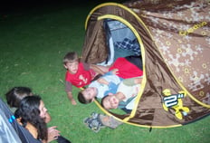 Nuitée avec les copains au camping des deux Séquoias