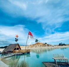 View Of Blue Lake