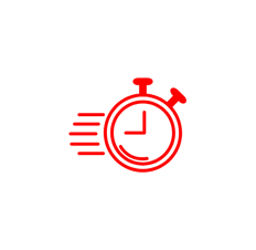 Icône optimisation du temps