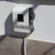 EV charging station in villa ombrosa