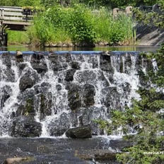 Parc des moulins, rapides.