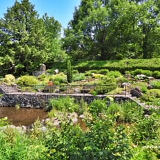 Parc des moulins, jardin.