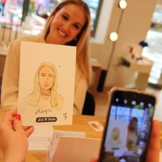 Livezeichnungen für Firmenevents, Product Launch, Brand Activation, Messen, Modenschauen, Neueröffnungen, Feierlichkeiten, We