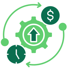 An element signifying a cycle for a tampa bay commercial real estate website