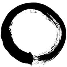 Symbole Zen le vie et le plein méditation investigation du moi