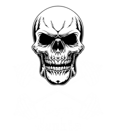 a skull - like skull - like skull with a skull head and a skull on