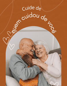 casal de idosos felizes em sua casa