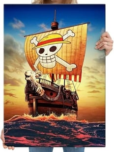 poster métal one piece Displate