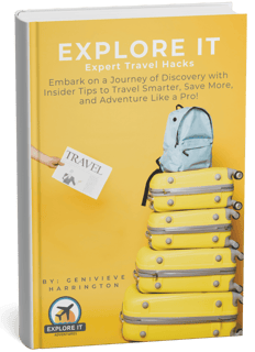 front cover of a book called Explote It: Expert Travel Hacks