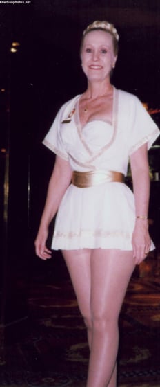 Cocktail waitress at Caesars Palace Las Vegas by urbnphotos.net