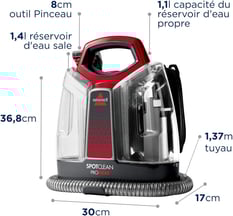 bissell spotclean proheat