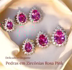 a pink and white necklace with pink and white diamonds