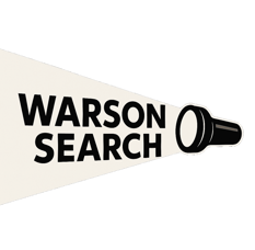 Warson search logo in footer