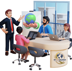a team of people in a meeting