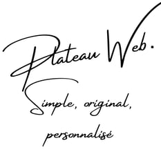 Logo plateau web, simple, original, personnalisé