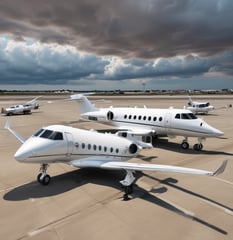 blue and white striped round textile