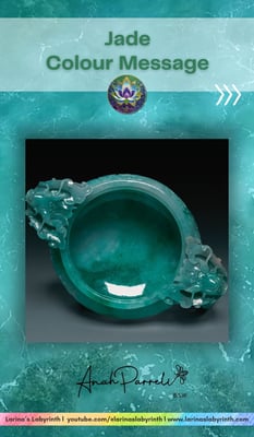Colour Messenger: Power Of Jade Green. Colour Healing; color healing