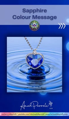 Colour Messenger: Power Of Sapphire Blue. Colour Healing; color healing