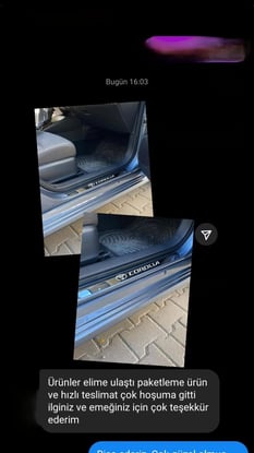a picture of a car with a picture of a person in the back ground