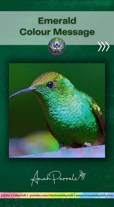 Colour Messenger: Power Of Emerald Green. Colour Healing; color healing