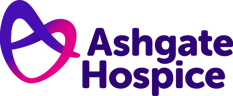 a logo for ashgate hospice