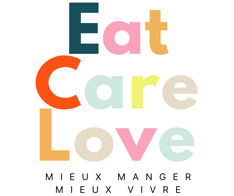 Eat Care Love par Stéphanie Baqué Docteur en Pharmacie et Nutrithérapeute Genève logo