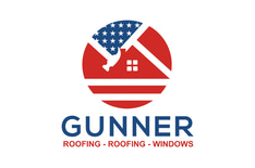 Gunner Roofing, windows, and siding. logo
