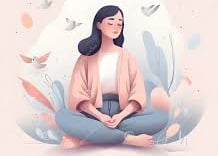 femme harmonie, douceur, calme sophrologie