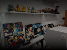 ART PLAY LAND creations: 3D figures, props, dioramas, and hand-painted artworks
