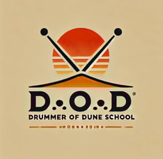 logo école de batterie à Mios sur le bassin d'arcachon