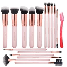 a set of makeup brushes and brushes for a makeup brush
