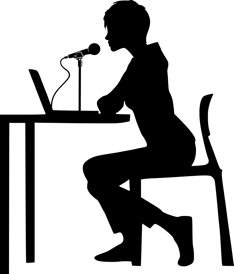 a woman explaining insights