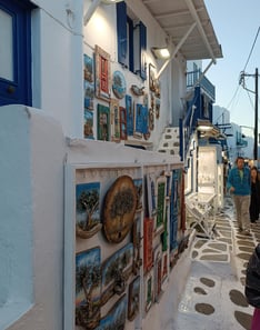 Chora, Mykonos streets