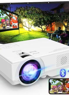 Your Outdoor Movie Night Essential: The NISOO WiFi & Bluetooth Projector