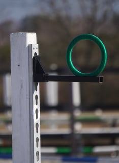 a green ringer ringer with a green ring on it EQUIMOVEX