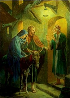 Inn Keeper says no room at the Inn