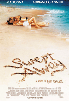 Poster for the film, Swept Away.