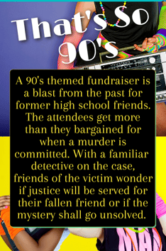 1990s Murder Mystery Box