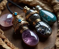 collares y colgantes