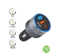 NINE PD130W Car Charger