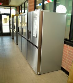Refrigerator and freezer at discounted prices at Appliances 4 Less in Tucson