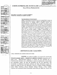 CASACIÓN/MARCO CONTRERAS FL