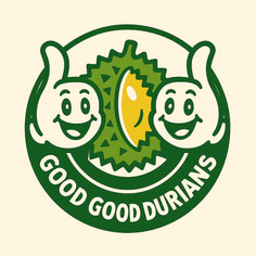 GOOD GOOD DURIANS logo