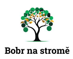 Bobr na stromě logo