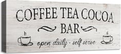 SOOTHAN Coffee Tea Cocoa Bar Sign