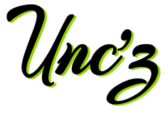 a logo for the unc'z name