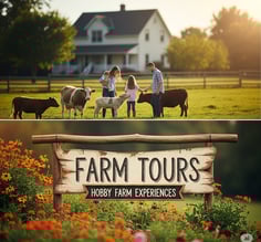Farm Tourism, Hobby Farm website tips