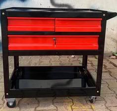 Automobile Trolley with 3 Drawers
