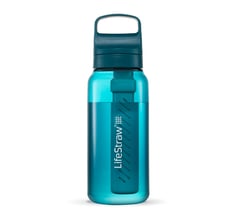 Lifestraw filtering water bottle for travel