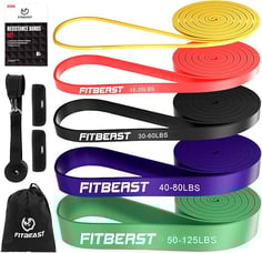 FitBeast Banda de Resistencia con Anclaje para Puerta Almohadilla de Mano